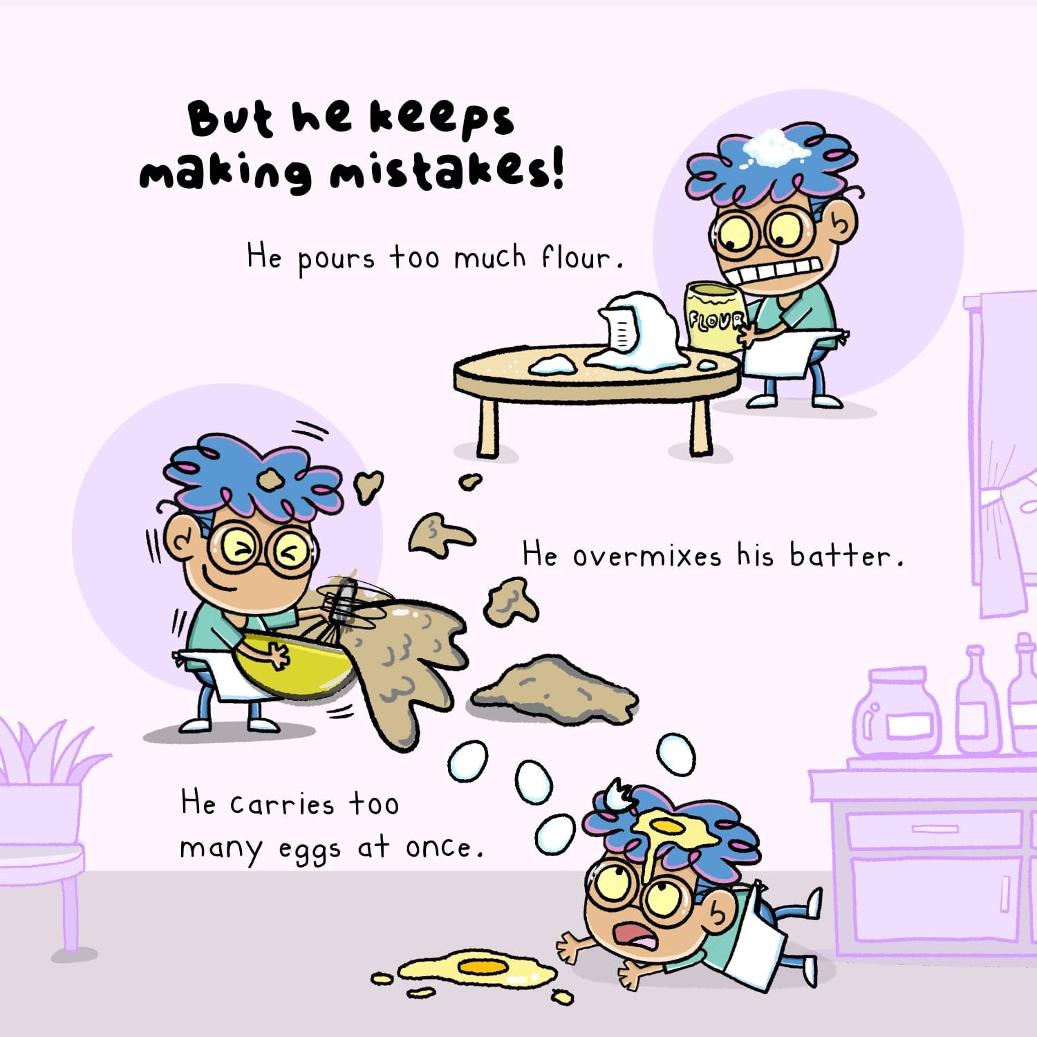 The Boy Who Makes a Million Mistakes: a Story about Growth Mindset for Kids to Boost Confidence, Self-Esteem and Resilience (A Million Mistakes Series)