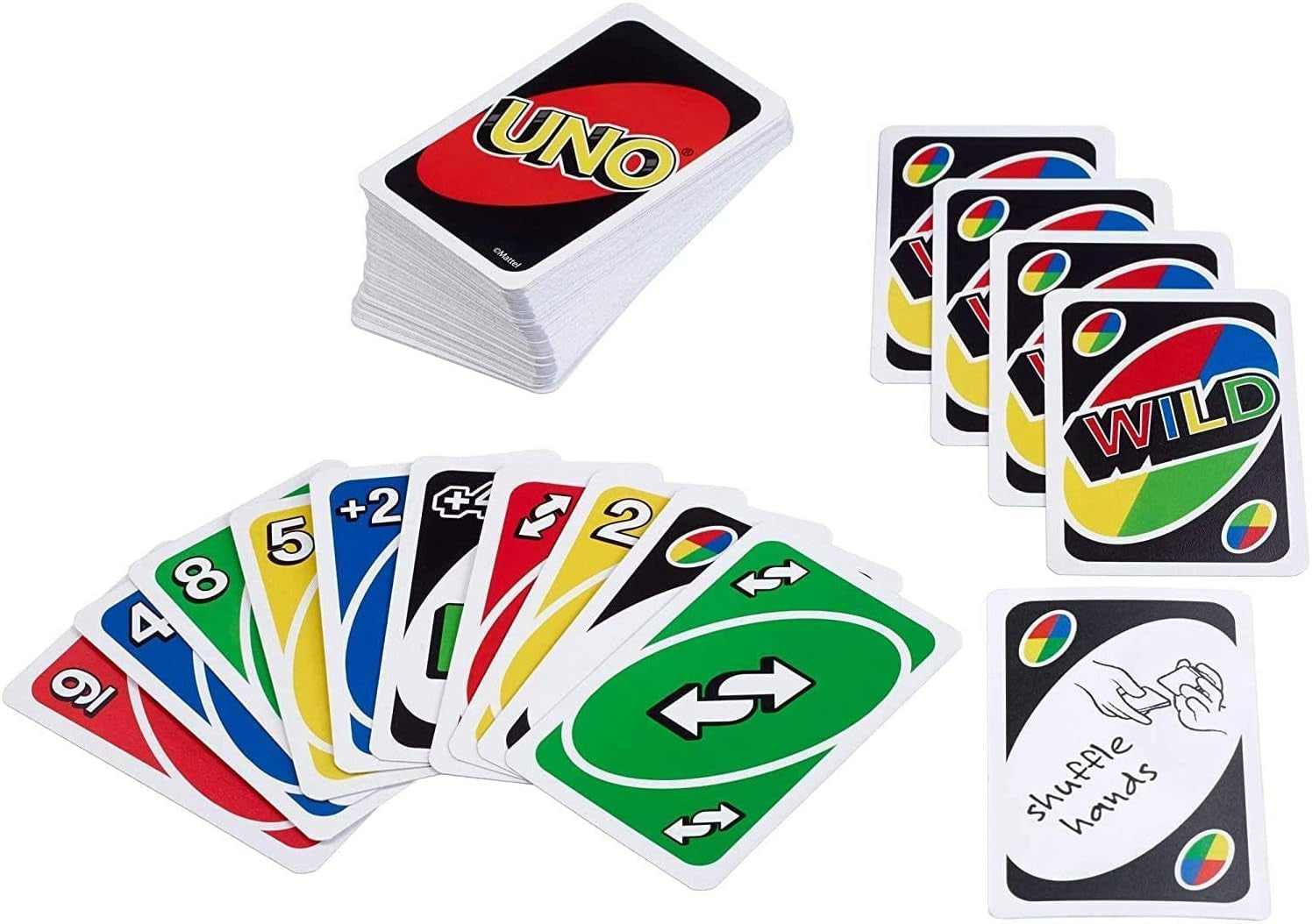 Uno No Mercy, Uno and Flip Card Game, Combo Pack of 3