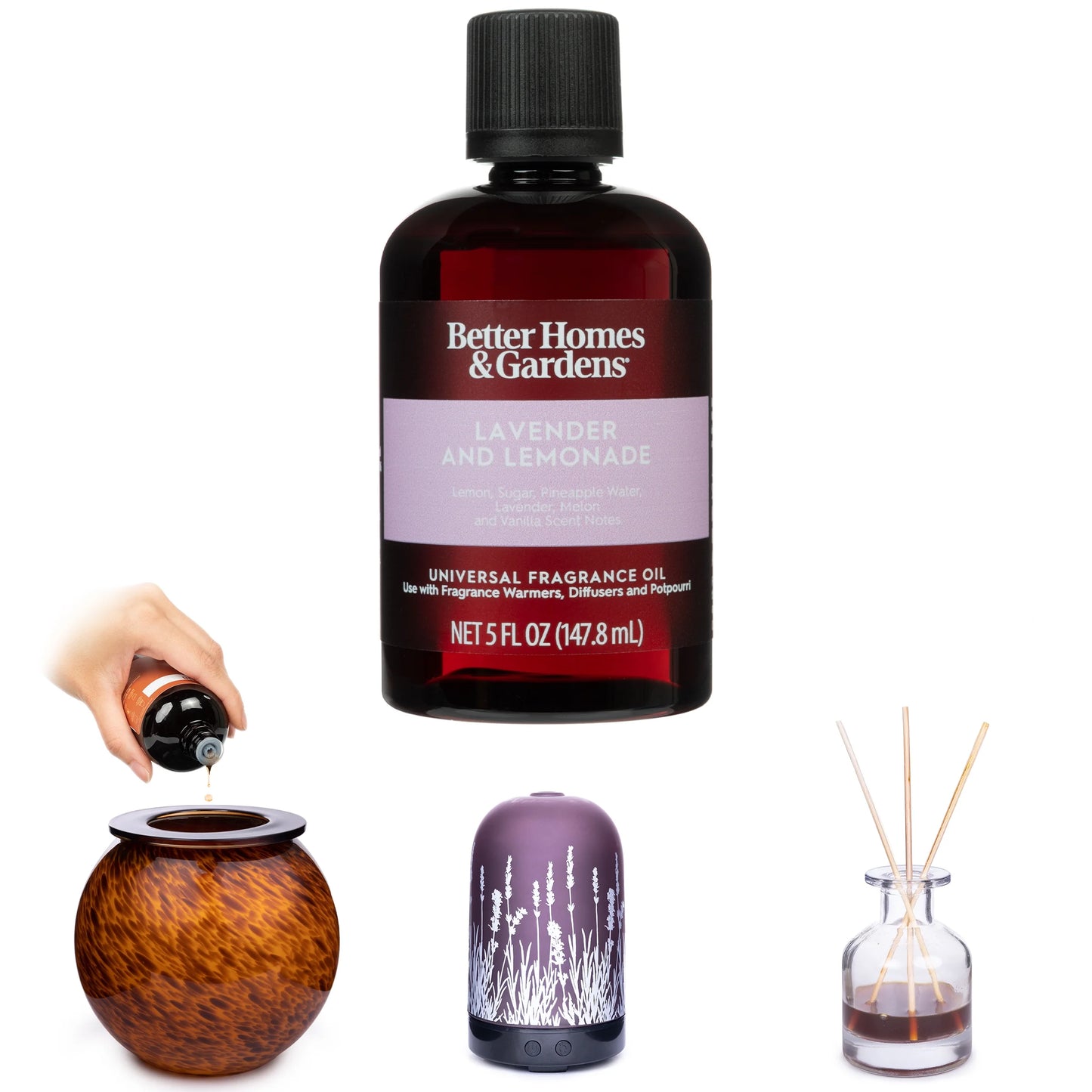 Universal Fragrance Oil, Lemonade & Lavender, 5 Fl Oz