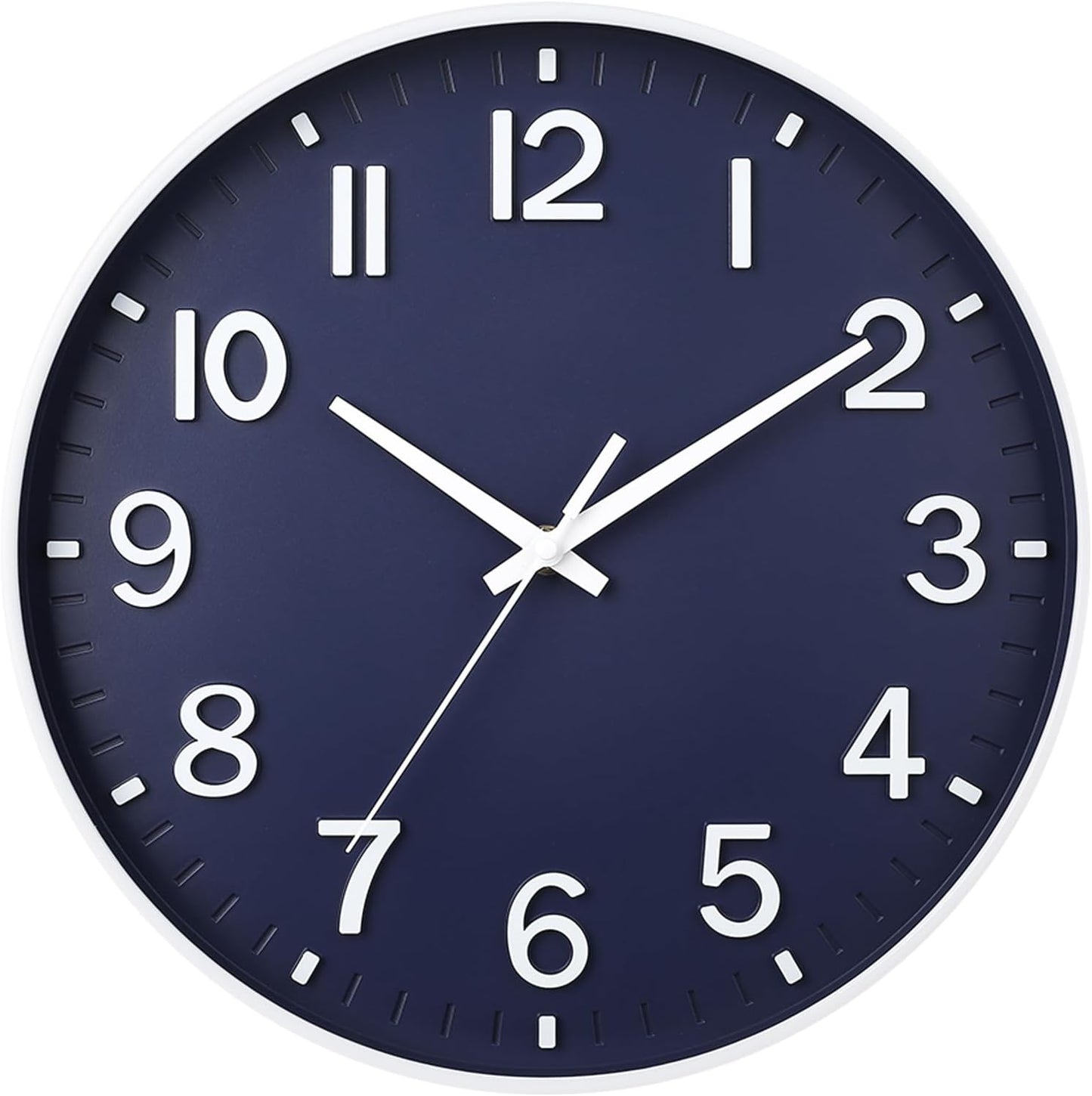 Wall Clocks for Living Room Bedroom Office Classroom Decor Small Silent Non Ticking Kitchen Wall Clock Battery Operated