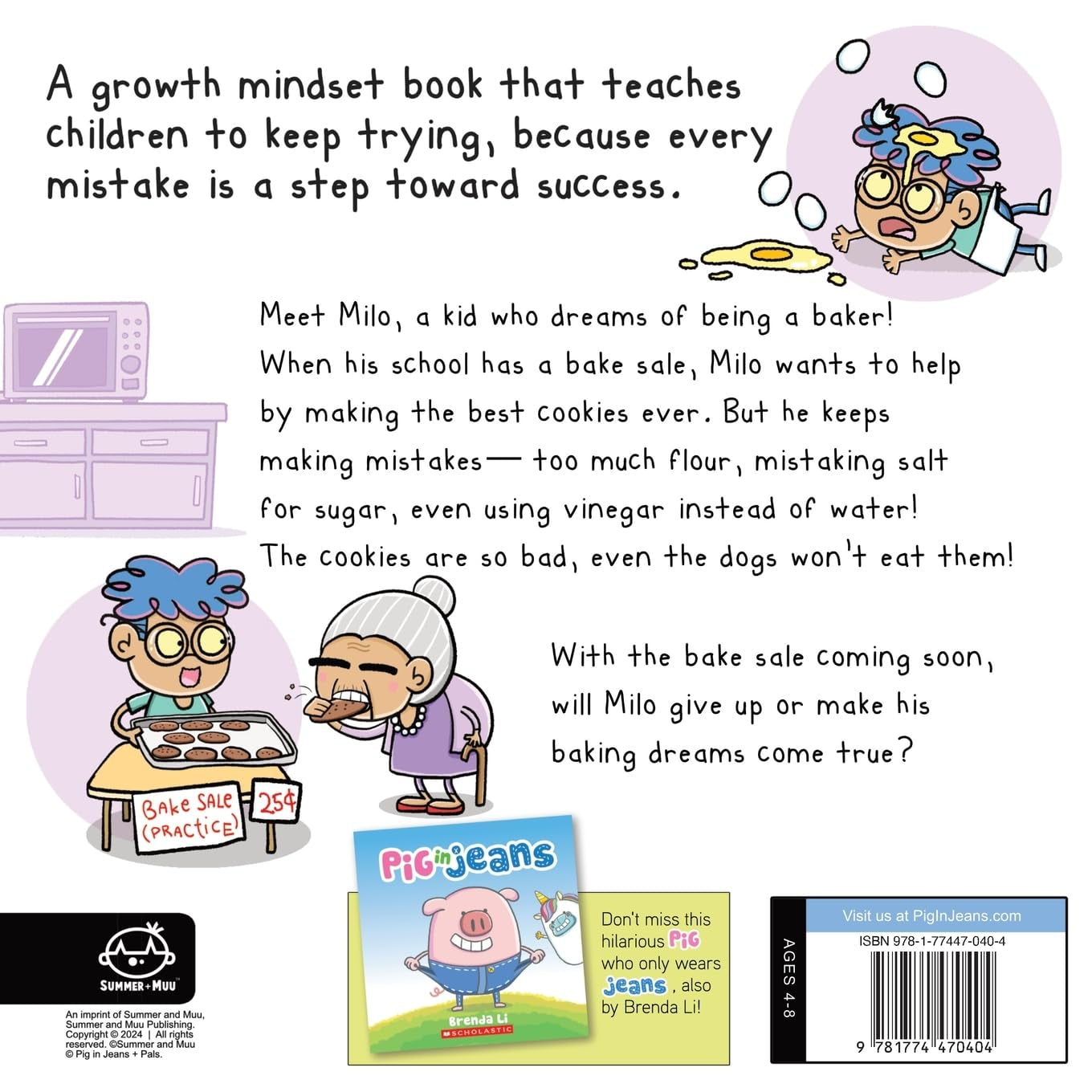 The Boy Who Makes a Million Mistakes: a Story about Growth Mindset for Kids to Boost Confidence, Self-Esteem and Resilience (A Million Mistakes Series)