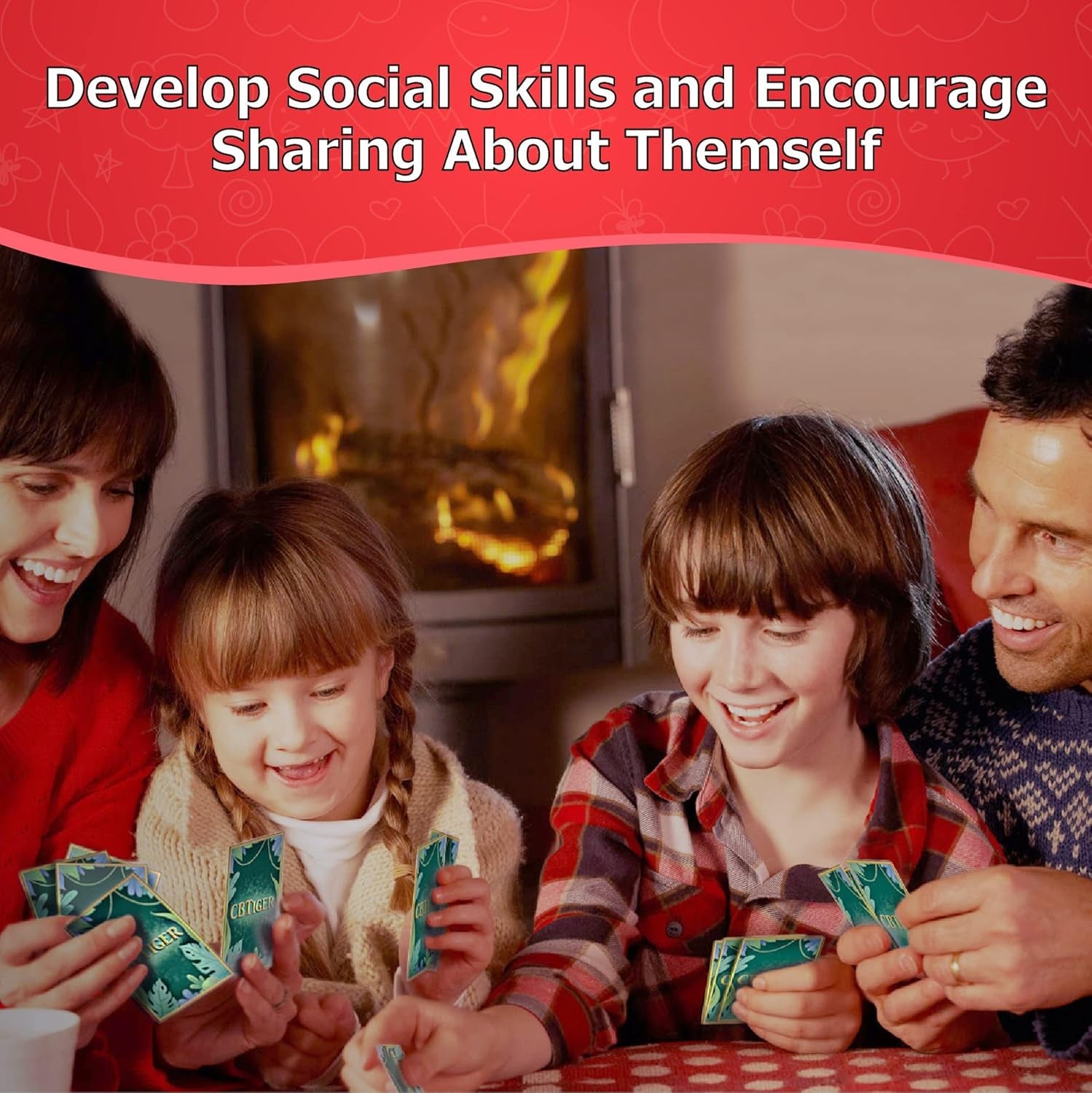 Cbtiger-Therapy Games for Kids - Created by a Professional Therapist - High Grade Cardboard - Develop Social Skills - Practice Emotional Awareness - Improves Anger Control -For Counselors