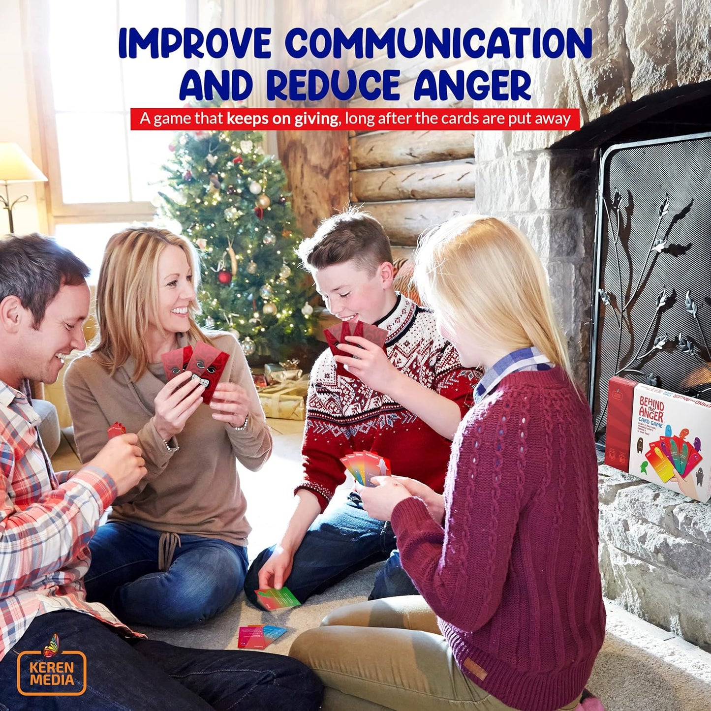 Card Game | Family Therapy Games for Teens & Kids 6+ | Anger Management for Teens | CBT Games for Counseling Emotional Regulation and Impulse Control | a Simple Go Fish Card Game