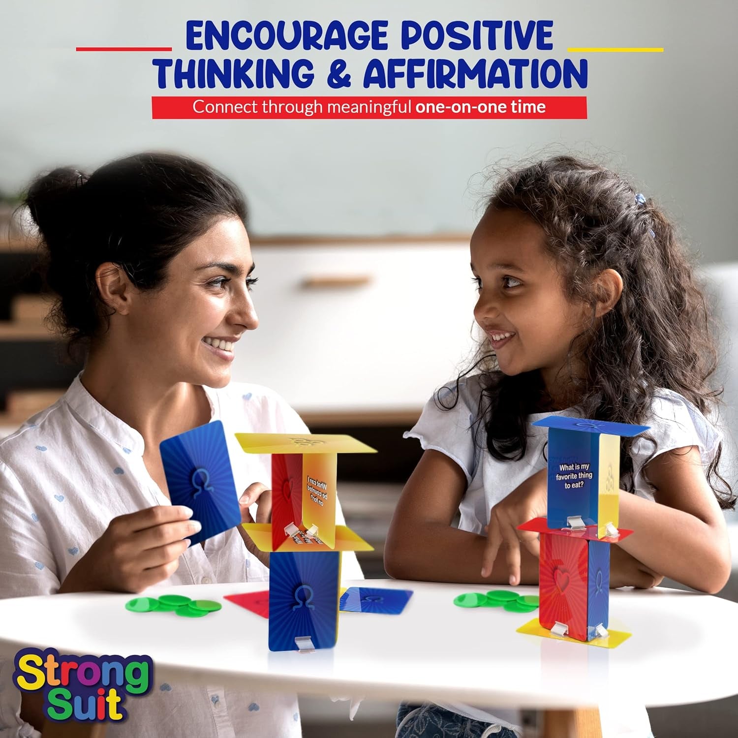 Social Emotional Games for Teens and Kids 6+ |  Tower of Self Esteem Therapy Game for Counselors, Therapists and Parents | SEL & CBT Tools