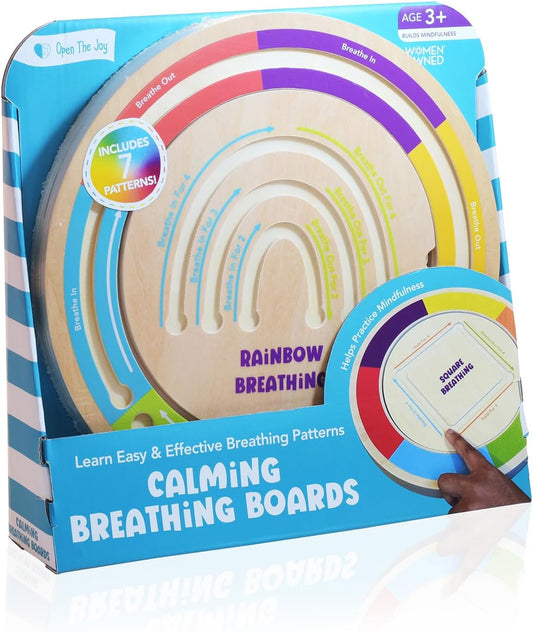 - Calming Breathing Boards for Kids and Adults, Mindfulness and Relaxation Tools - Ages 4 and Up