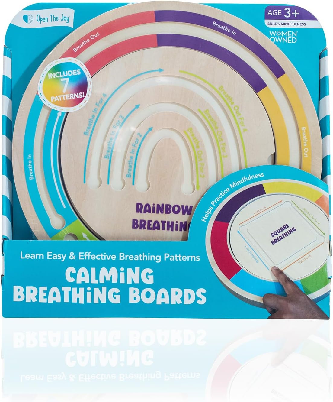 - Calming Breathing Boards for Kids and Adults, Mindfulness and Relaxation Tools - Ages 4 and Up