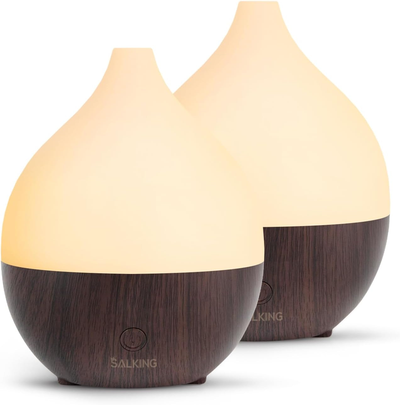 Essential Oil Diffuser, 100Ml Small Aromatherapy Diffuser with Auto Shut-Off Function, Ultrasonic Diffusers for Essential Oils, Cool Mist Humidifier with Warm White Lights, for Office Home