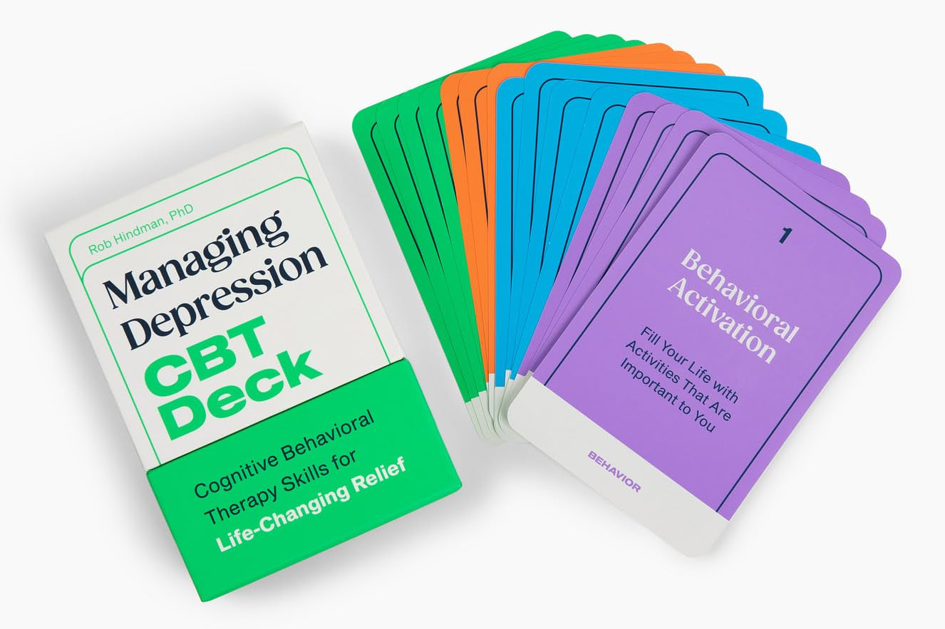 Managing Depression CBT Deck: Cognitive Behavioral Therapy Skills for Life-Changing Relief
