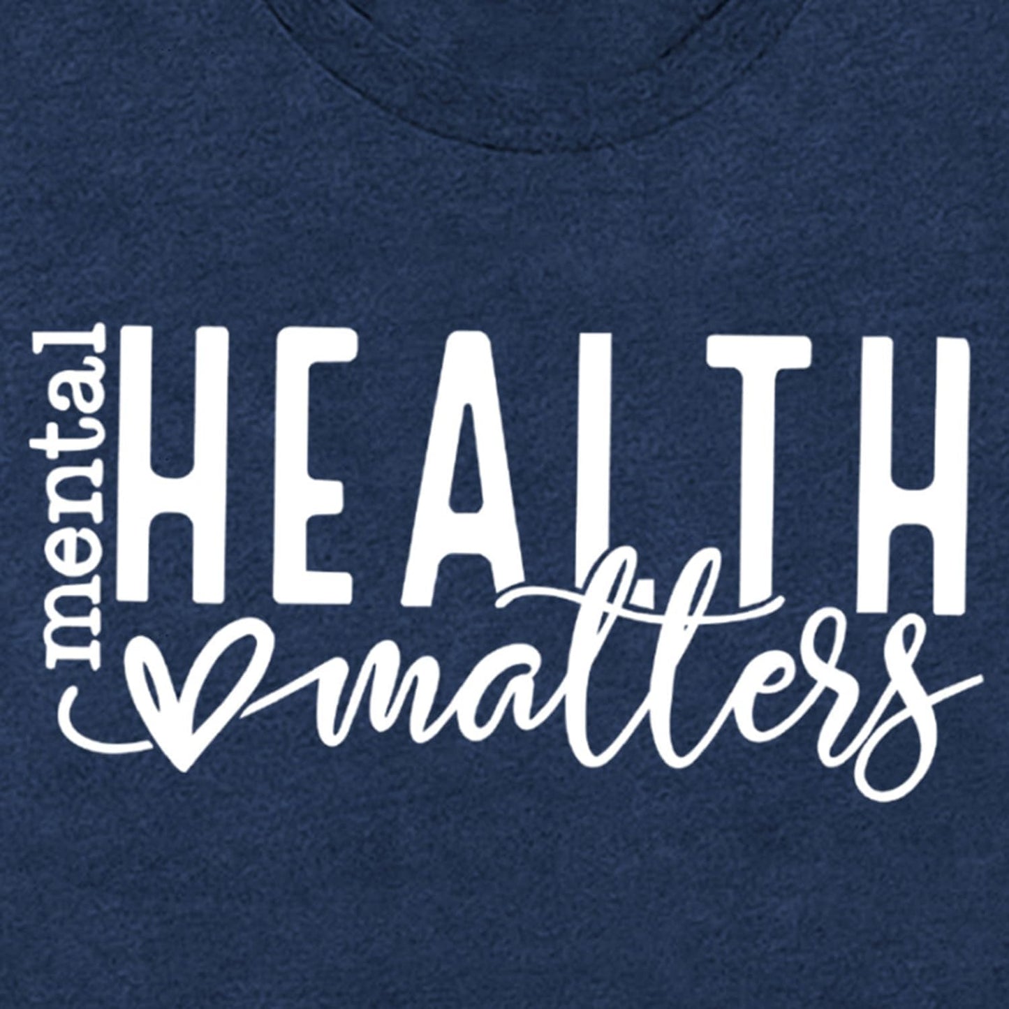 Mental Health Matters Shirt Womens Therapist Psychologist Tshirt Human Brain Illness Awareness Short Sleeve