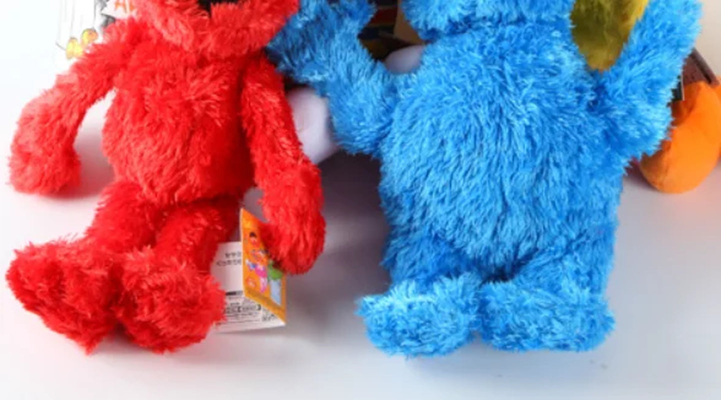 Street Plush Doll Toys Puppet Stuffed Figures Collection Family Pretend Play Figures Toys