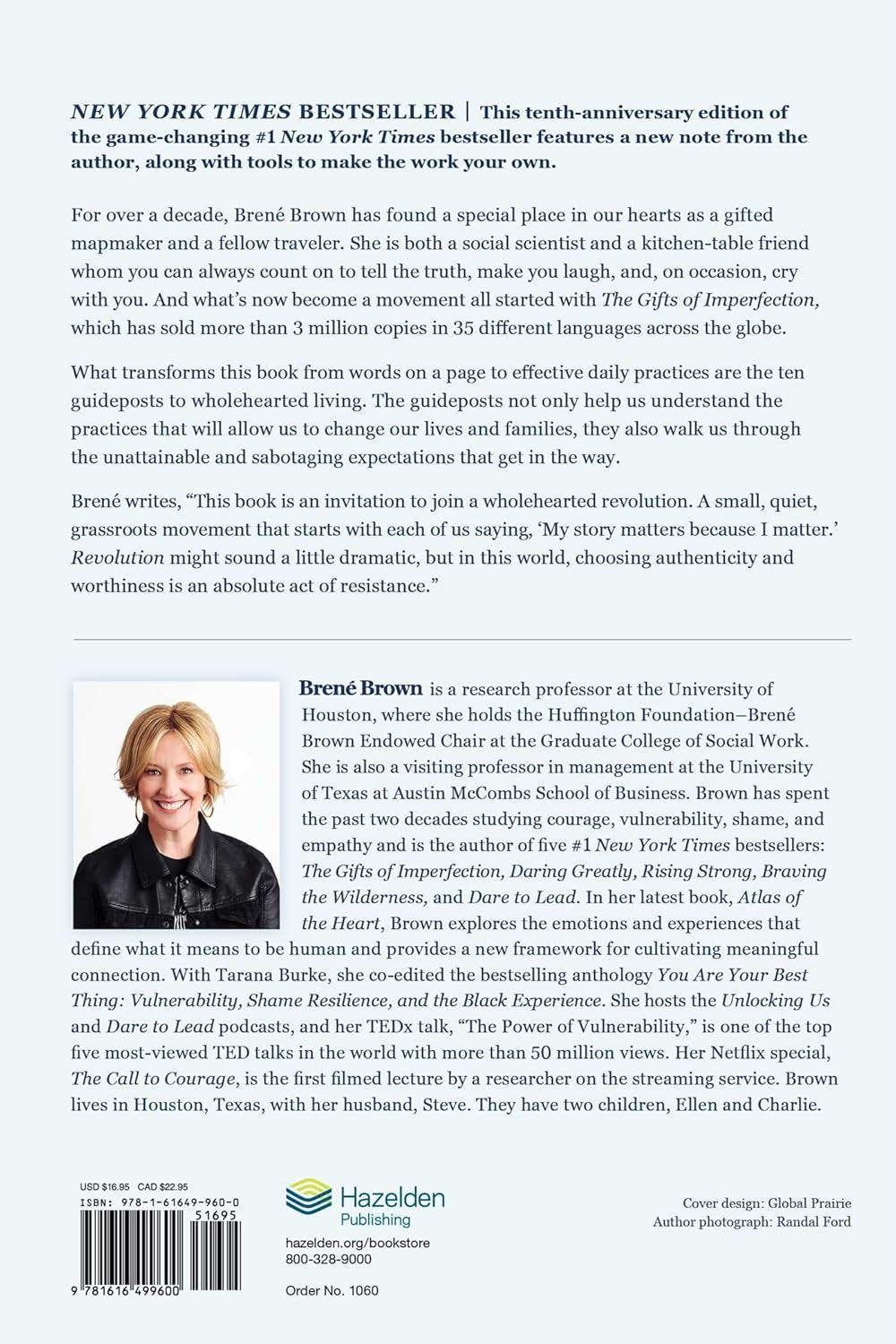 The Gifts of Imperfection: 10Th Anniversary Edition: Features a New Foreword and Brand-New Tools