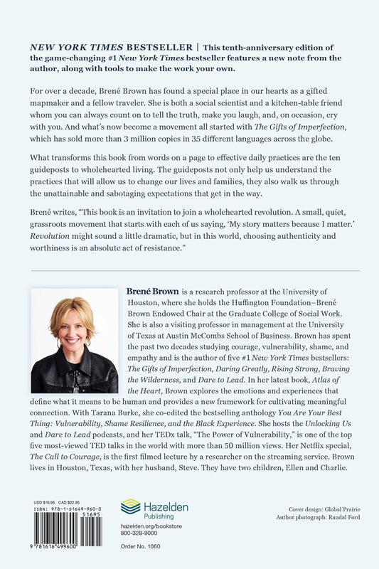 The Gifts of Imperfection: 10Th Anniversary Edition: Features a New Foreword and Brand-New Tools